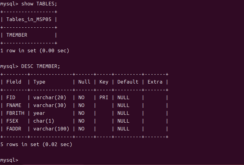 show_tables_desc_tmember